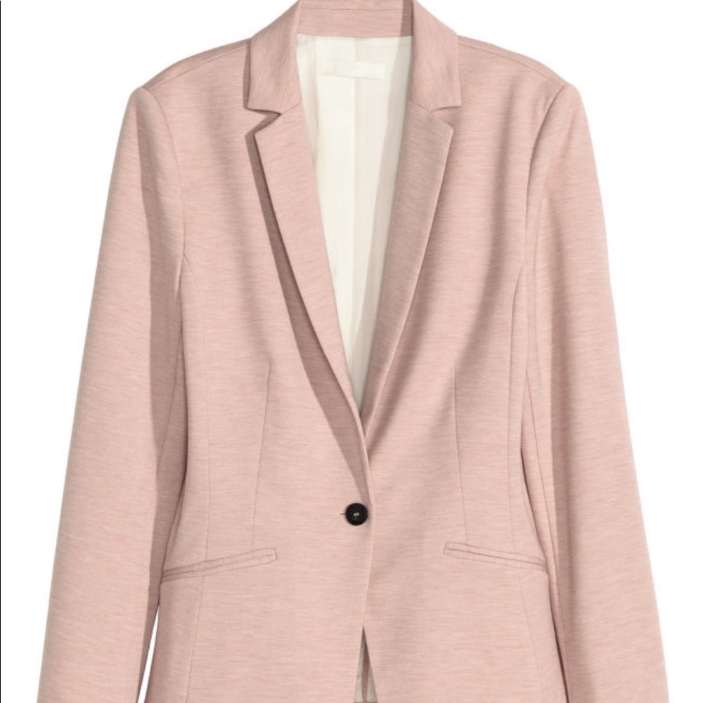 H&M pink blazer size 8